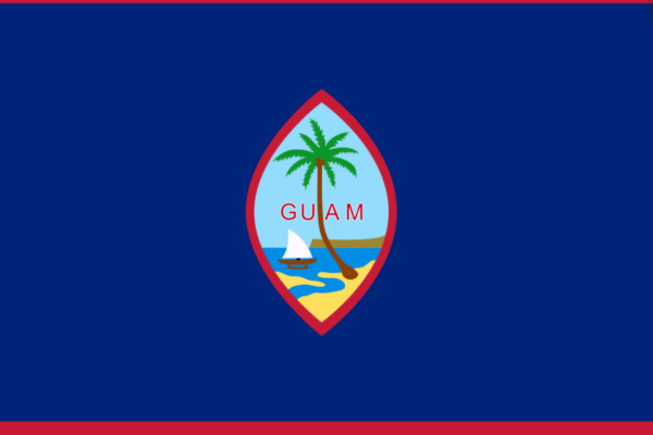 The flag of Guam